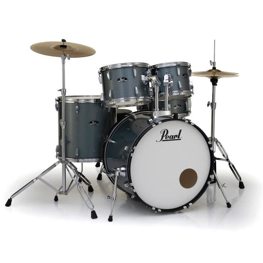 Pearl Roadshow Complete 5pc Drum Set Charcoal Metallic - Drum Center Of Portsmouth