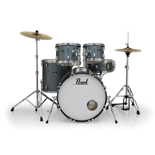 Pearl Roadshow Complete 5pc Drum Set Charcoal Metallic - Drum Center Of Portsmouth