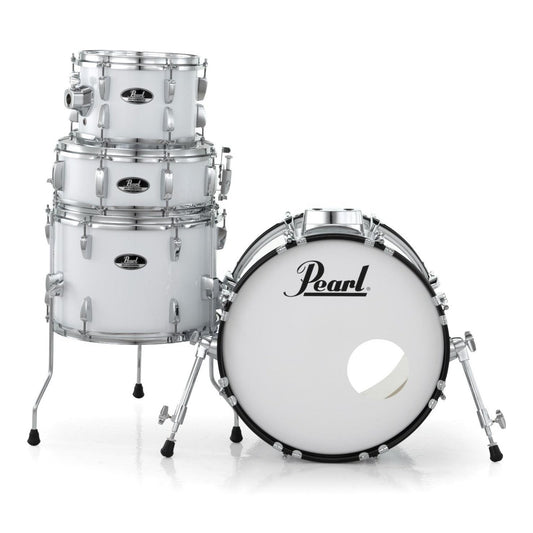 Pearl Roadshow 4pc Drum Set w/Hardware & Cymbals Pure White - Drum Center Of Portsmouth