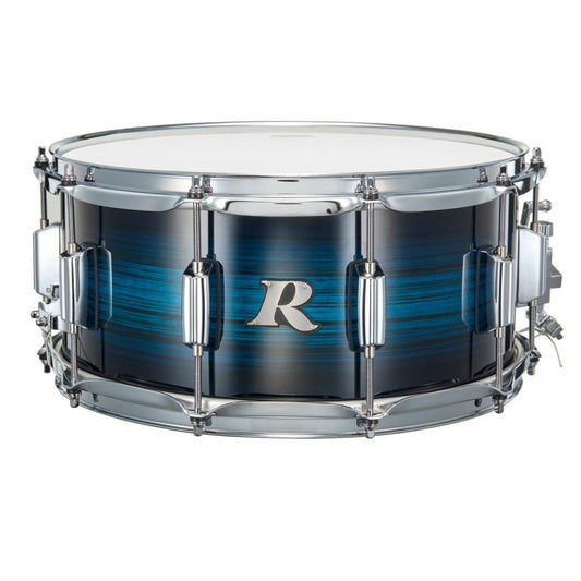 Rogers R Series Snare Drum 14x6.5 Brushed Blue Burst - Drum Center Of Portsmouth