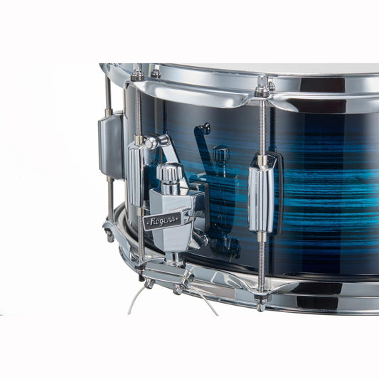 Rogers R Series Snare Drum 14x6.5 Brushed Blue Burst - Drum Center Of Portsmouth
