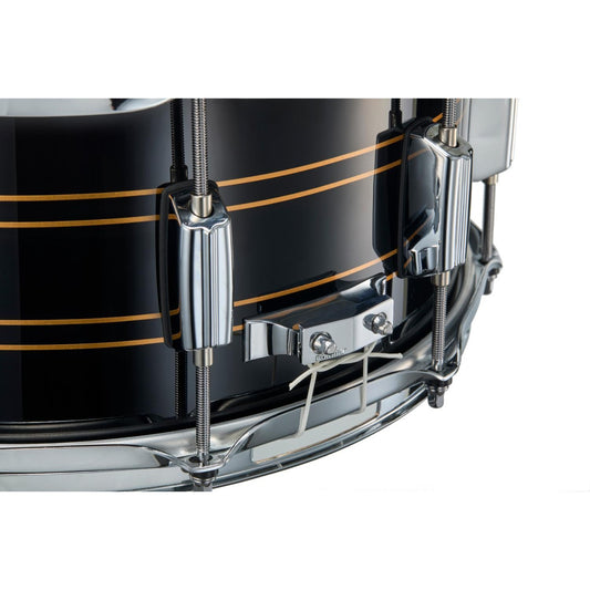 Rogers R Series Snare Drum 14x6.5 Piano Black Copper - Drum Center Of Portsmouth