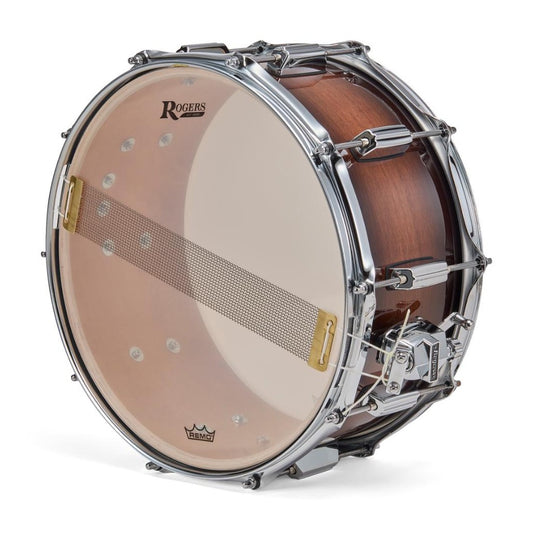 Rogers R Series Snare Drum 14x6.5 Walnut Burst - Drum Center Of Portsmouth