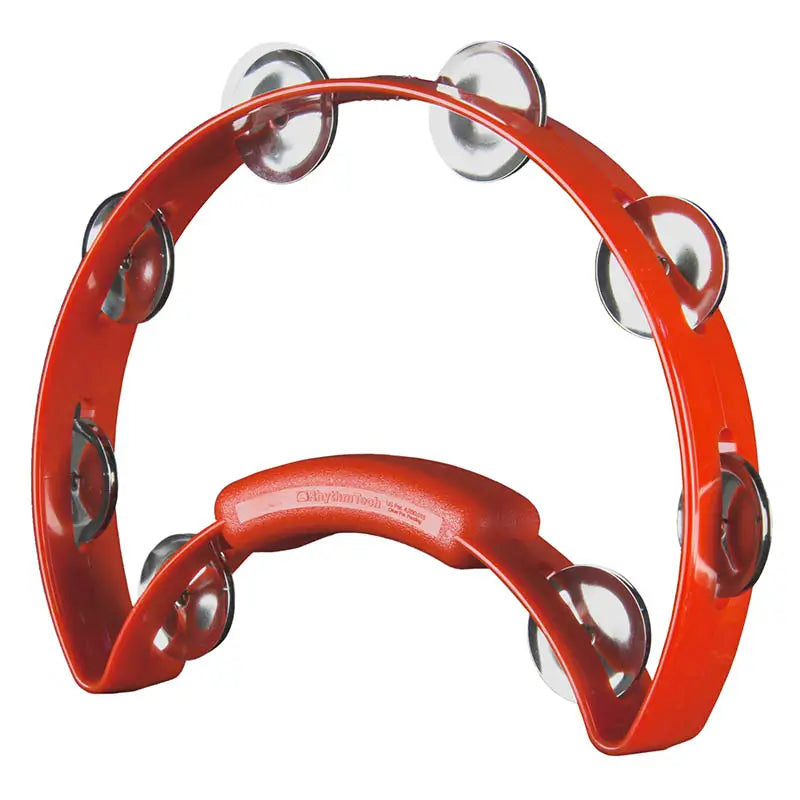 Rhythm Tech Solo Tambourine, Red - Drum Center of Portsmouth