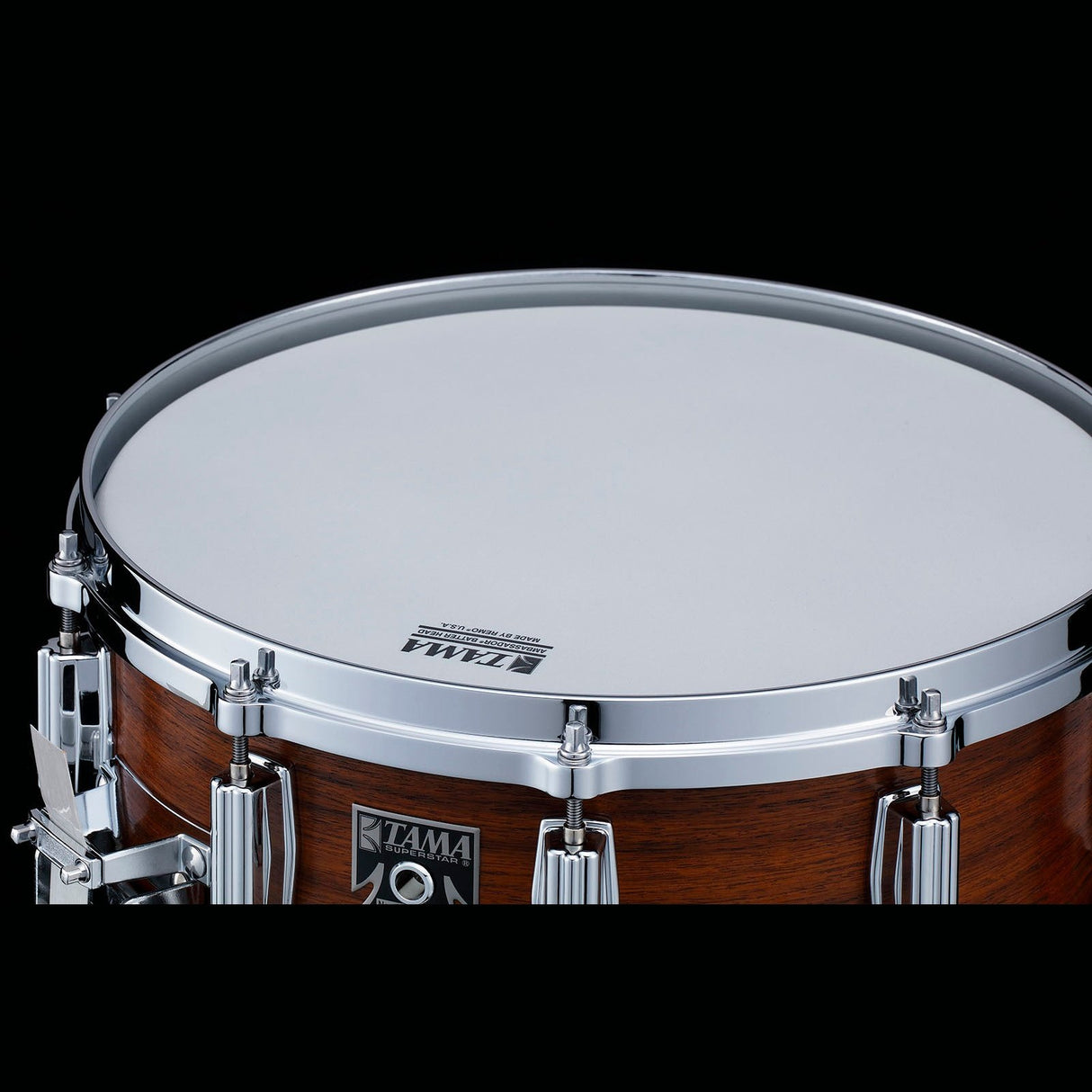 EMBARGOED UNTIL JAN 10 - Tama 50th Anniversary Mastercraft Rosewood Snare Drum 14x5 - Drum Center Of Portsmouth