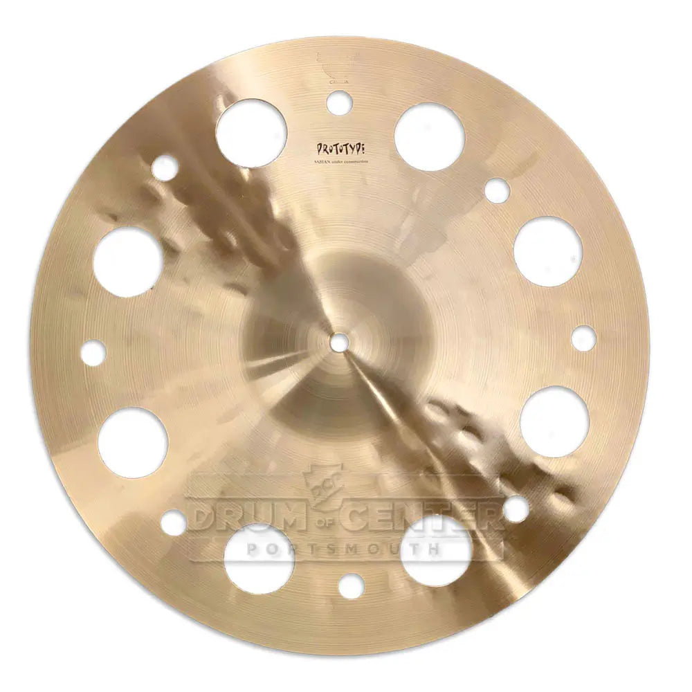 Sabian Prototype HHX O-Zone Effects Cymbal 18" 1242 grams - Drum Center Of Portsmouth