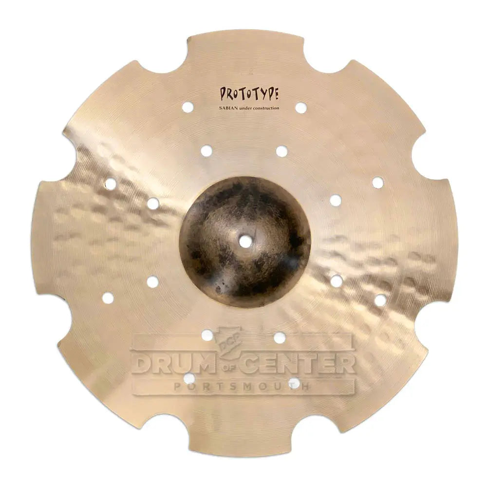 Sabian Prototype HHX Shredder Crash Cymbal 18" 1126 grams - Drum Center Of Portsmouth