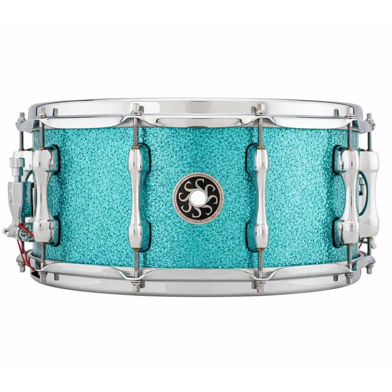 Sakae Maple Snare Drum 14x6.5 Turquoise Champagne - Drum Center Of Portsmouth