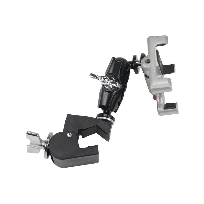 Gibraltar SC-DACMPH Dual Adjust Metal Phone Holder w/C-Clamp