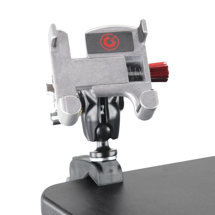 Gibraltar SC-DACMPH Dual Adjust Metal Phone Holder w/C-Clamp