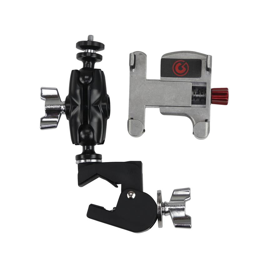 Gibraltar SC-DACMPH Dual Adjust Metal Phone Holder w/C-Clamp