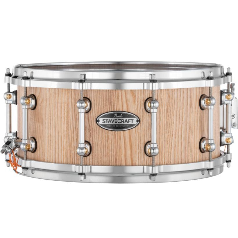 Pearl Stavecraft Ash Snare Drum 14x6.5 Hand Rubbed Natural Maple - Drum Center Of Portsmouth