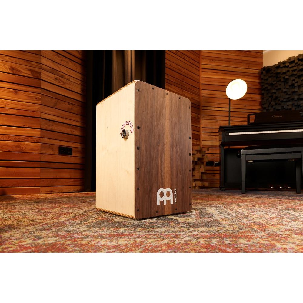 Meinl Snarecraft Professional Cajon Walnut Frontplate - Drum Center Of Portsmouth