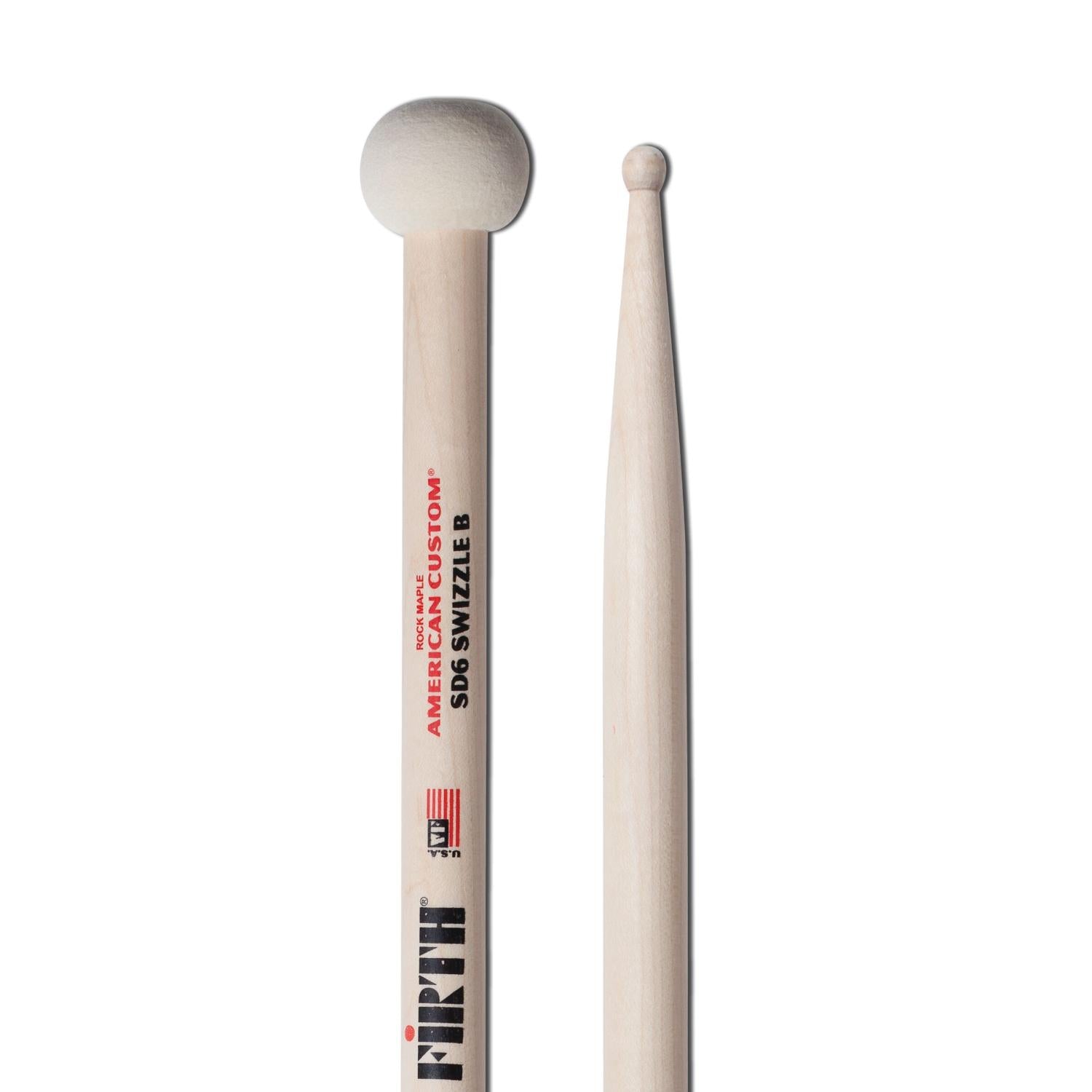 Vic Firth American Custom SD6 Swizzle Bolero Stick/Mallet - Drum Center Of Portsmouth