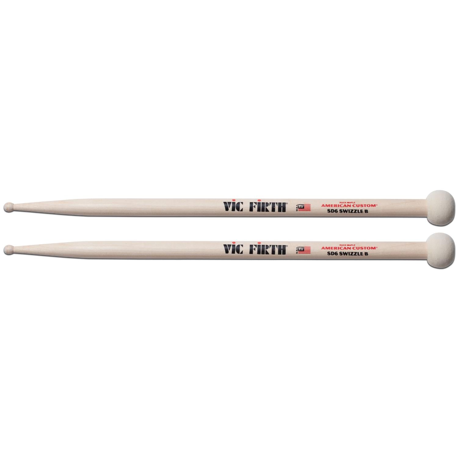 Vic Firth American Custom SD6 Swizzle Bolero Stick/Mallet - Drum Center Of Portsmouth