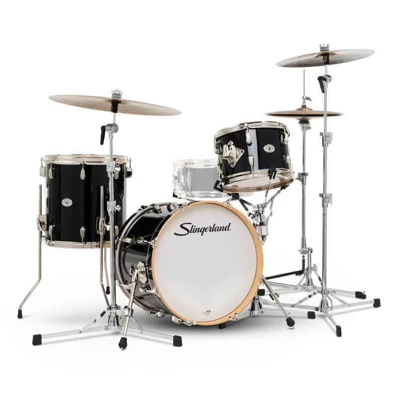 Slingerland Studio King 3pc Drum Set 18/12/14 Del Norte Black