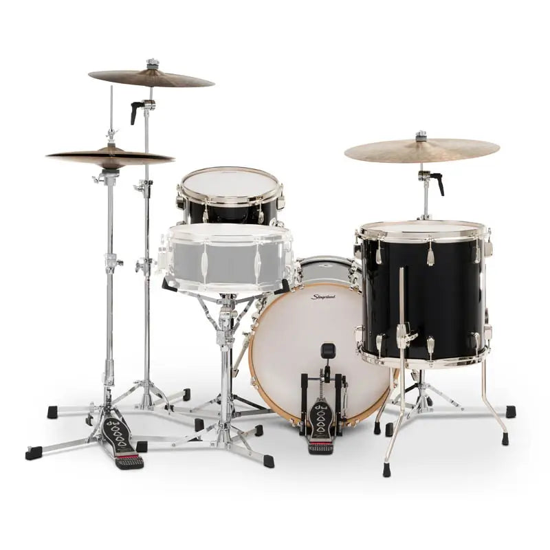 Slingerland Studio King 3pc Drum Set 18/12/14 Del Norte Black