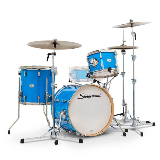 Slingerland Studio King 3pc Drum Set 18/12/14 Lunar Blue