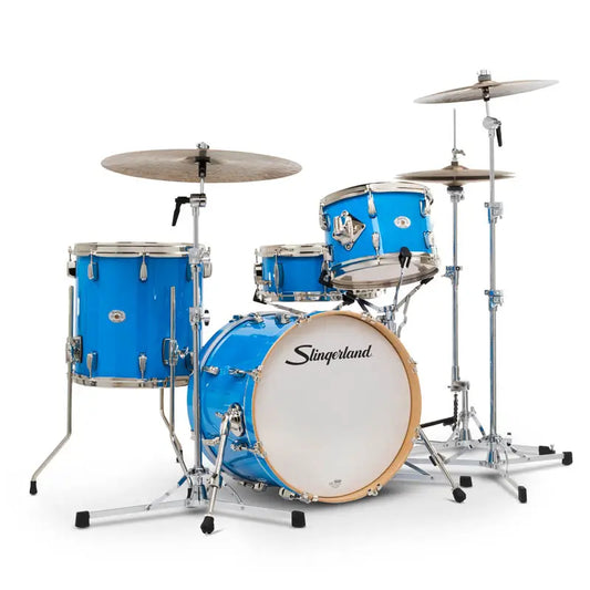 Slingerland Studio King 4pc Drum Set 18/12/14/14 Lunar Blue
