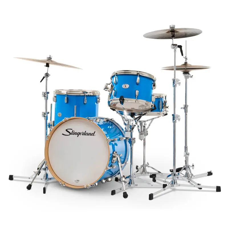 Slingerland Studio King 4pc Drum Set 18/12/14/14 Lunar Blue