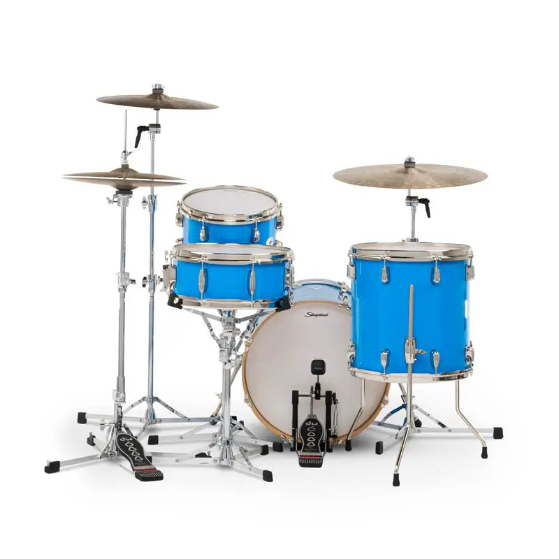 Slingerland Studio King 4pc Drum Set 18/12/14/14 Lunar Blue