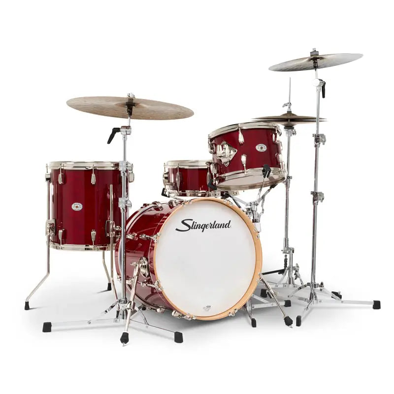 Slingerland Studio King 4pc Drum Set 18/12/14/14 Royal Crimson
