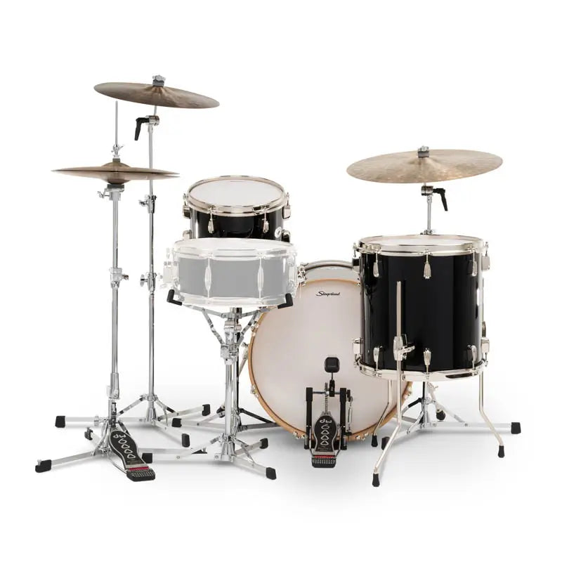 Slingerland Studio King 3pc Drum Set 20/12/14 Del Norte Black