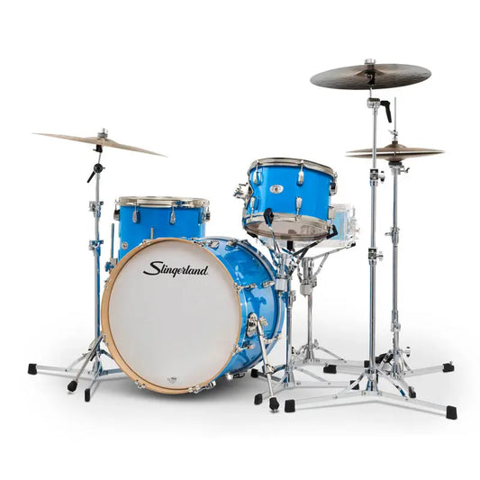 Slingerland Studio King 3pc Drum Set 20/12/14 Lunar Blue