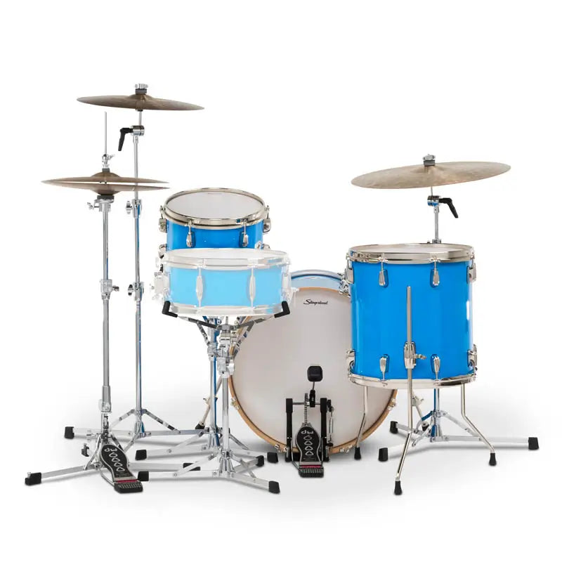 Slingerland Studio King 3pc Drum Set 20/12/14 Lunar Blue