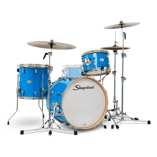 Slingerland Studio King 3pc Drum Set 20/12/14 Lunar Blue