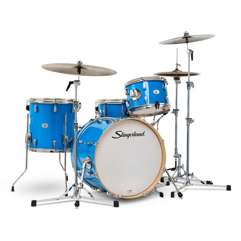 Slingerland Studio King 4pc Drum Set 20/12/14/14 Lunar Blue