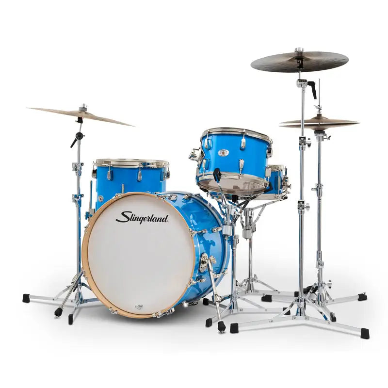 Slingerland Studio King 4pc Drum Set 20/12/14/14 Lunar Blue