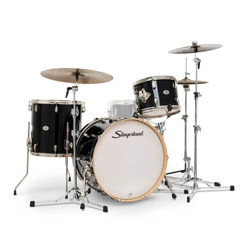Slingerland Studio King 3pc Drum Set 22/13/16 Del Norte Black