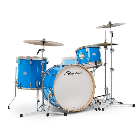 Slingerland Studio King 3pc Drum Set 22/13/16 Lunar Blue