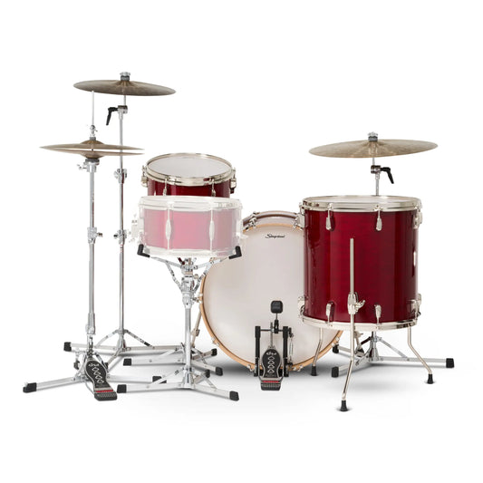 Slingerland Studio King 3pc Drum Set 22/13/16 Royal Crimson