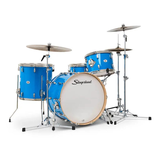Slingerland Studio King 4pc Drum Set 22/13/16/14 Lunar Blue