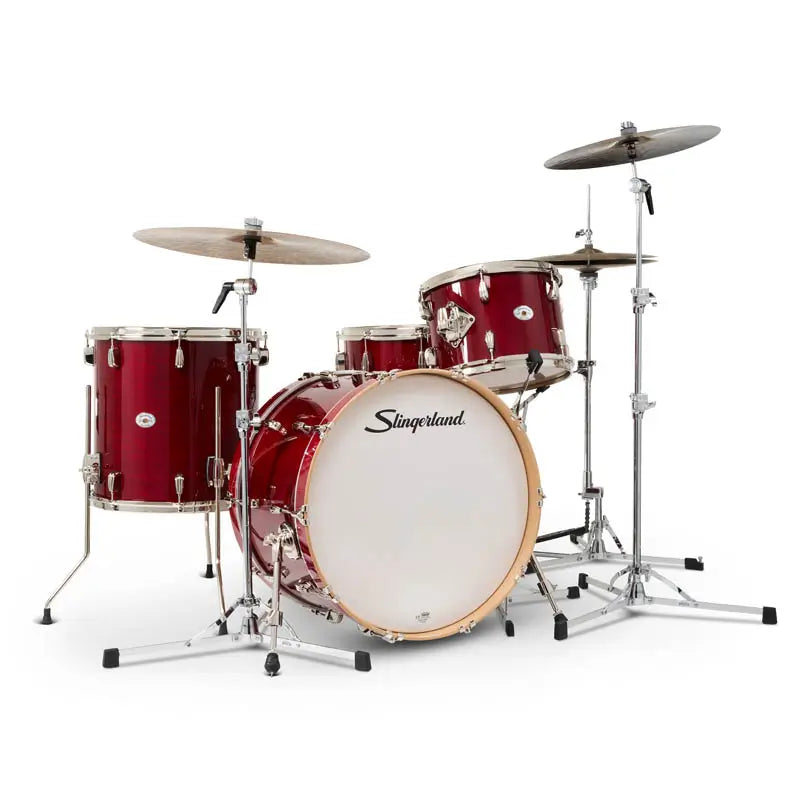 Slingerland Studio King 4pc Drum Set 22/13/16/14 Royal Crimson