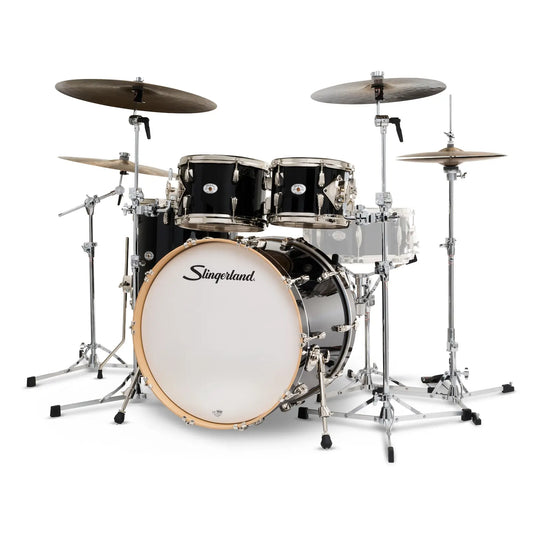 Slingerland Studio King 4pc Drum Set 22/10/12/16 Del Norte Black