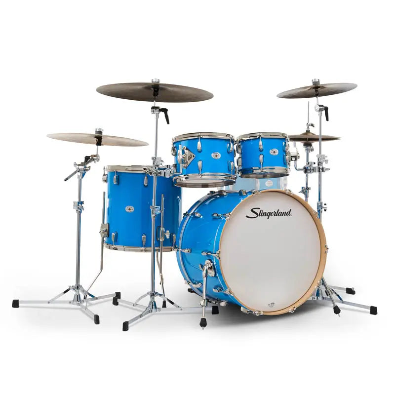 Slingerland Studio King 4pc Drum Set 22/10/12/16 Lunar Blue