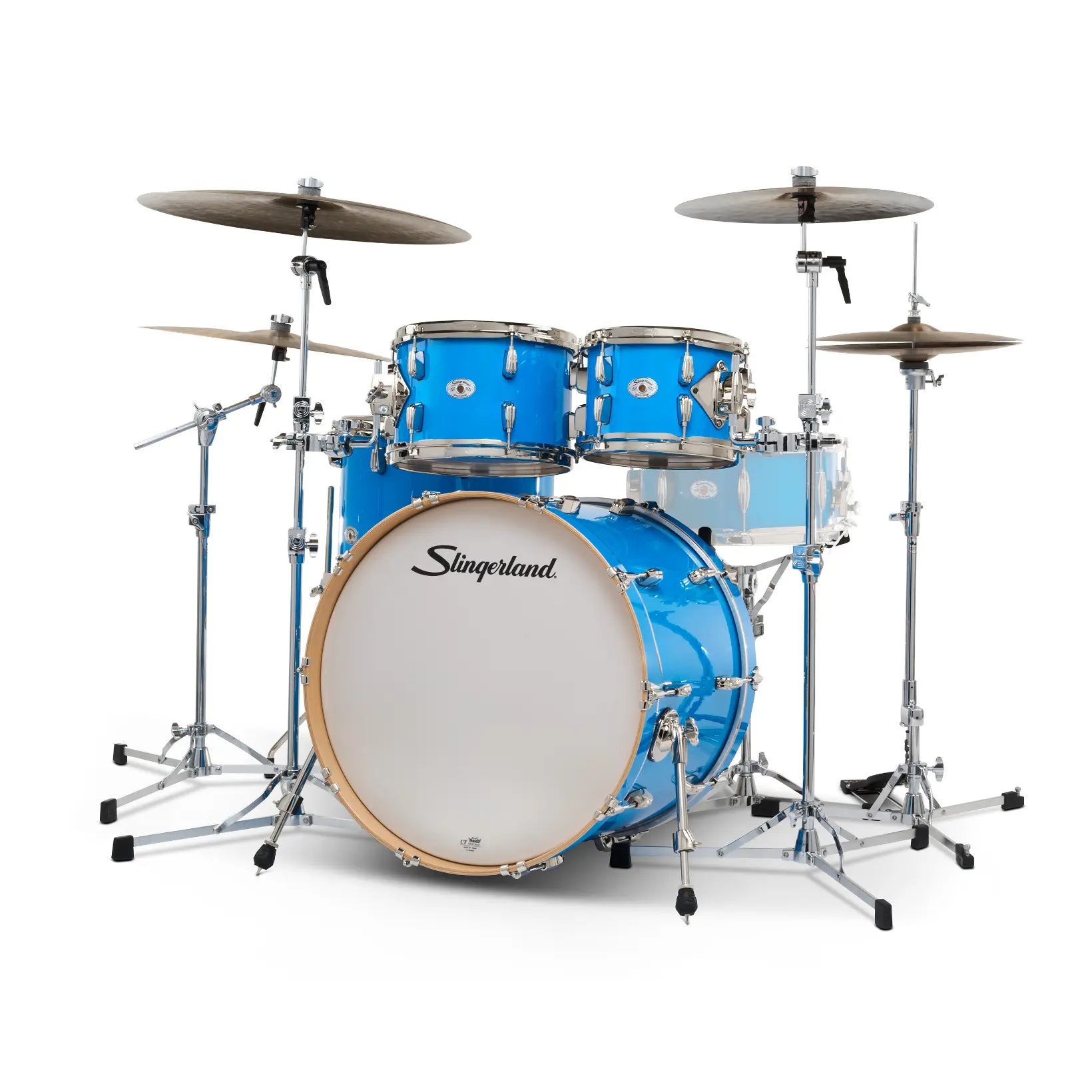 Slingerland Studio King 4pc Drum Set 22/10/12/16 Lunar Blue
