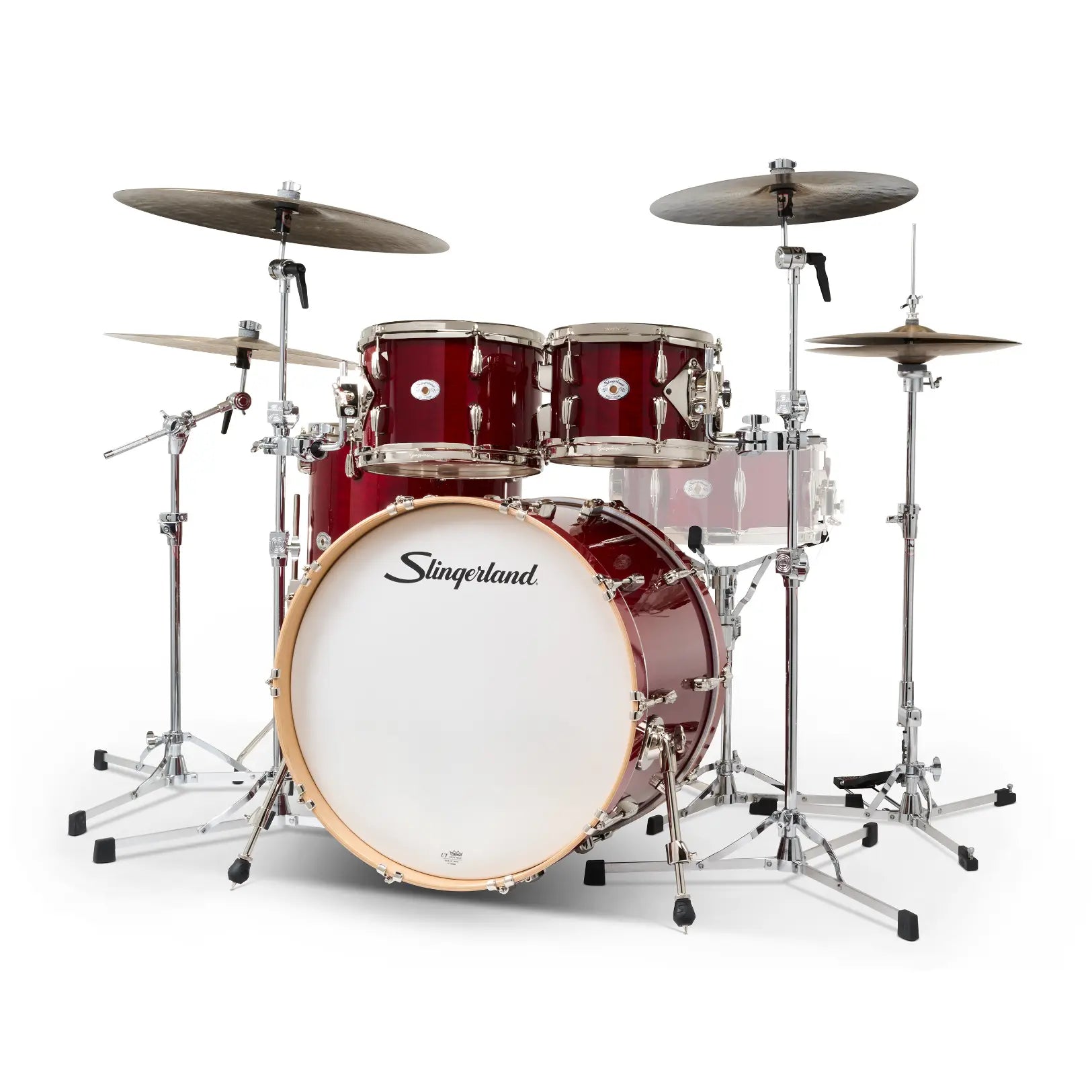 Slingerland Studio King 4pc Drum Set 22/10/12/16 Royal Crimson