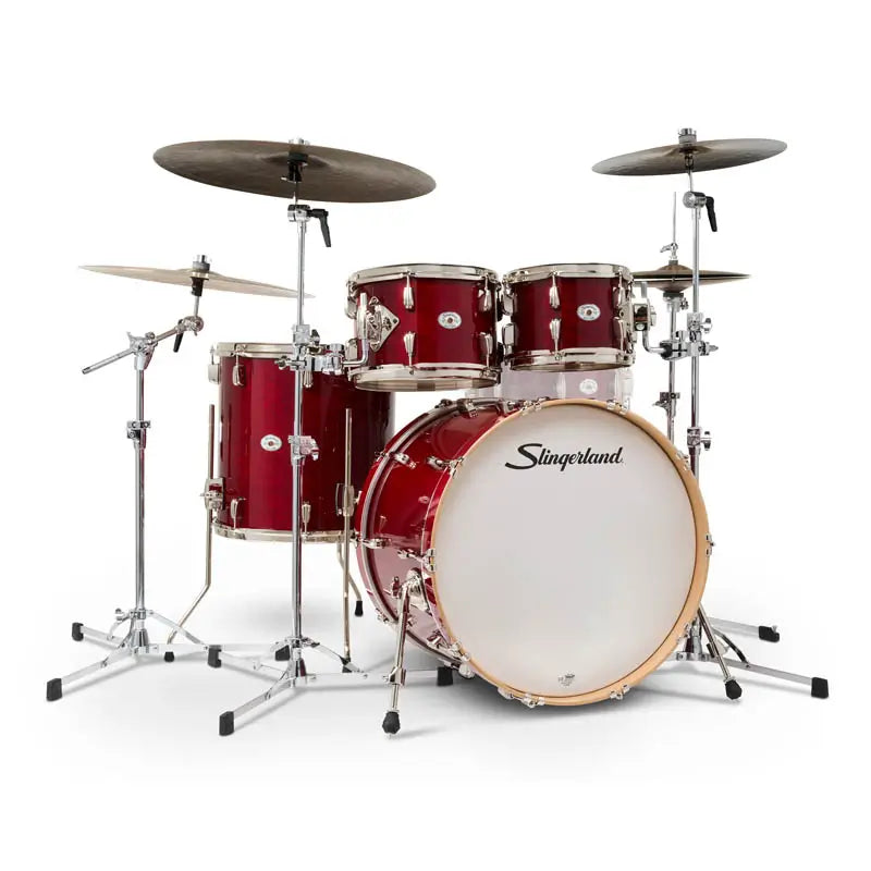 Slingerland Studio King 4pc Drum Set 22/10/12/16 Royal Crimson