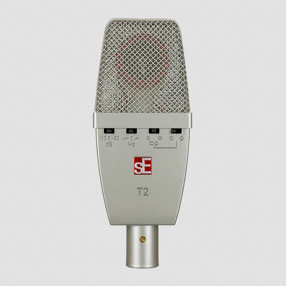 sE Electronics T2 Multi-Pattern Large Diaphragm Microphone w/Titanium Capsule - Drum Center Of Portsmouth