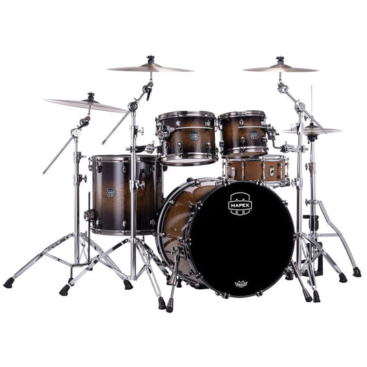 Mapex Saturn Evolution Rock 4pc Maple Drum Set Exotic Night Forest Burst