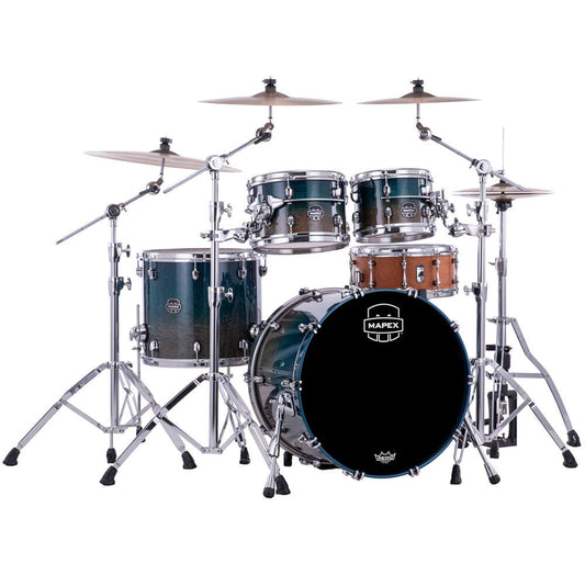 Mapex Saturn Evolution Classic 4pc Maple Drum Set Exotic Aegean Fade