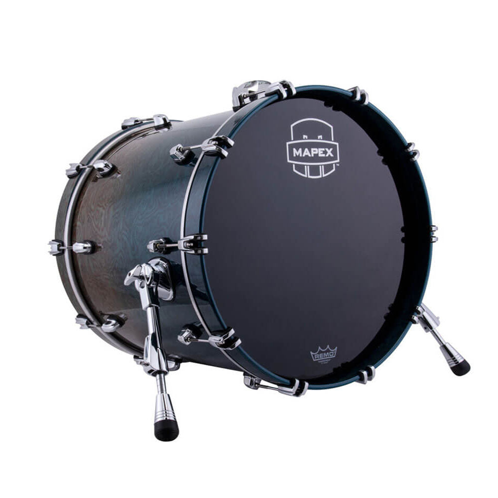 Mapex Saturn Evolution Birch Bass Drum 20x16 w/Mount Bracket Exotic Aegean Fade