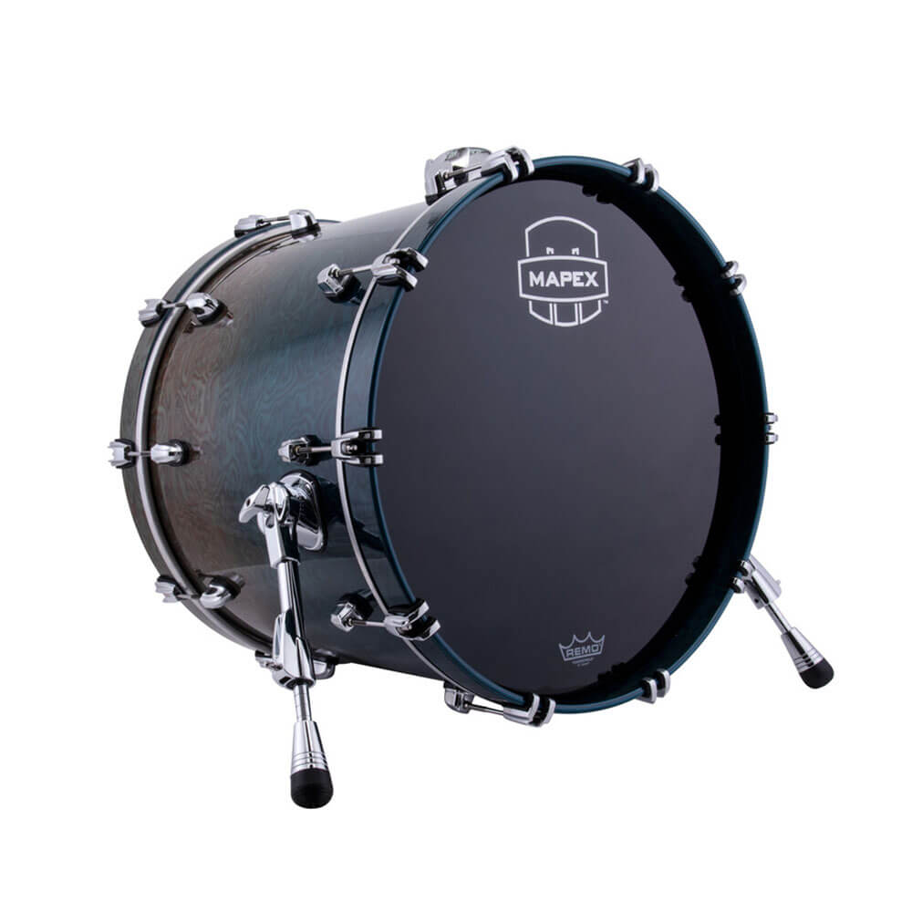 Mapex Saturn Evolution Birch Bass Drum 20x14 w/Mount Bracket Exotic Aegean Fade
