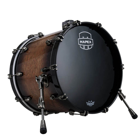 Mapex Saturn Evolution Maple Bass Drum 20x16 w/Mount Bracket Exotic Night Forest Burst