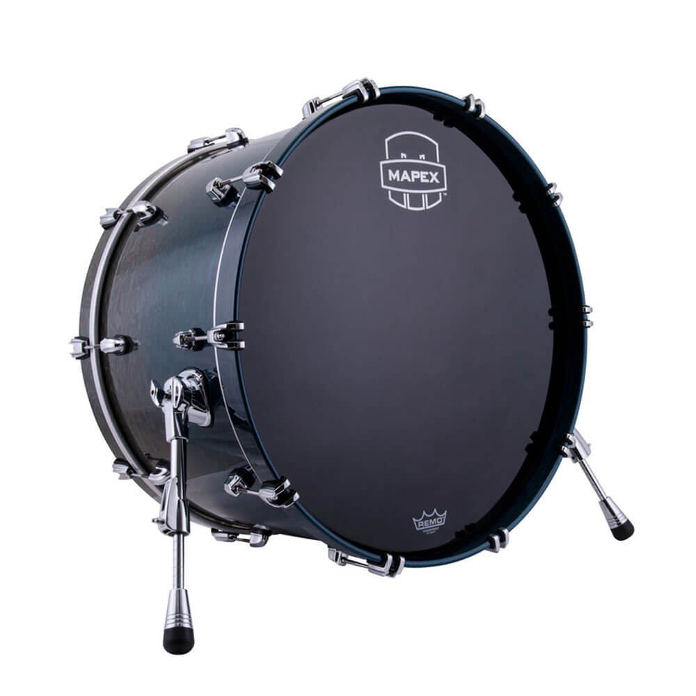 Mapex Saturn Evolution Maple Bass Drum 24x14 (No Mount) Exotic Aegean Fade