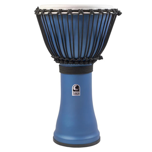 Toca Freestyle Rope-Tuned Djembe 10" Matte Ocean Blue - Drum Center Of Portsmouth